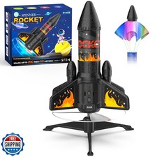Ovaasy Rocket Launcher for Kids, 200 ft Self Launching Motorized