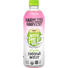 Harmless Harvest Organic Coconut Water with Pulp 16 oz  Pack of 3  03/2026