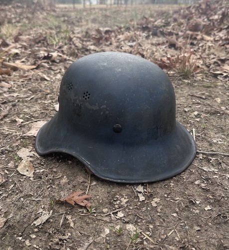 World War 2 German Luftschutz M44 Last Ditch Helmet