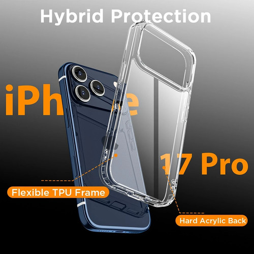 Funda móvil parachoques transparente a prueba de golpes para iPhone 17 16 15 14 13 12 Pro Max Xs Xr X - Imagen 2 de 19