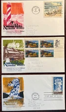 #1448-55, C84 National Parks FDCs on Fleetwood cachet