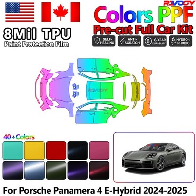 Color Precut PPF Paint Protection Film For Porsche Panamera 4 E-Hybrid 2024-2026