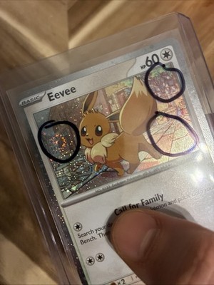 TRIPLE WHOLE SWIRL    NM Eevee 200 Promo Pokemon Card Scarlet & Violet