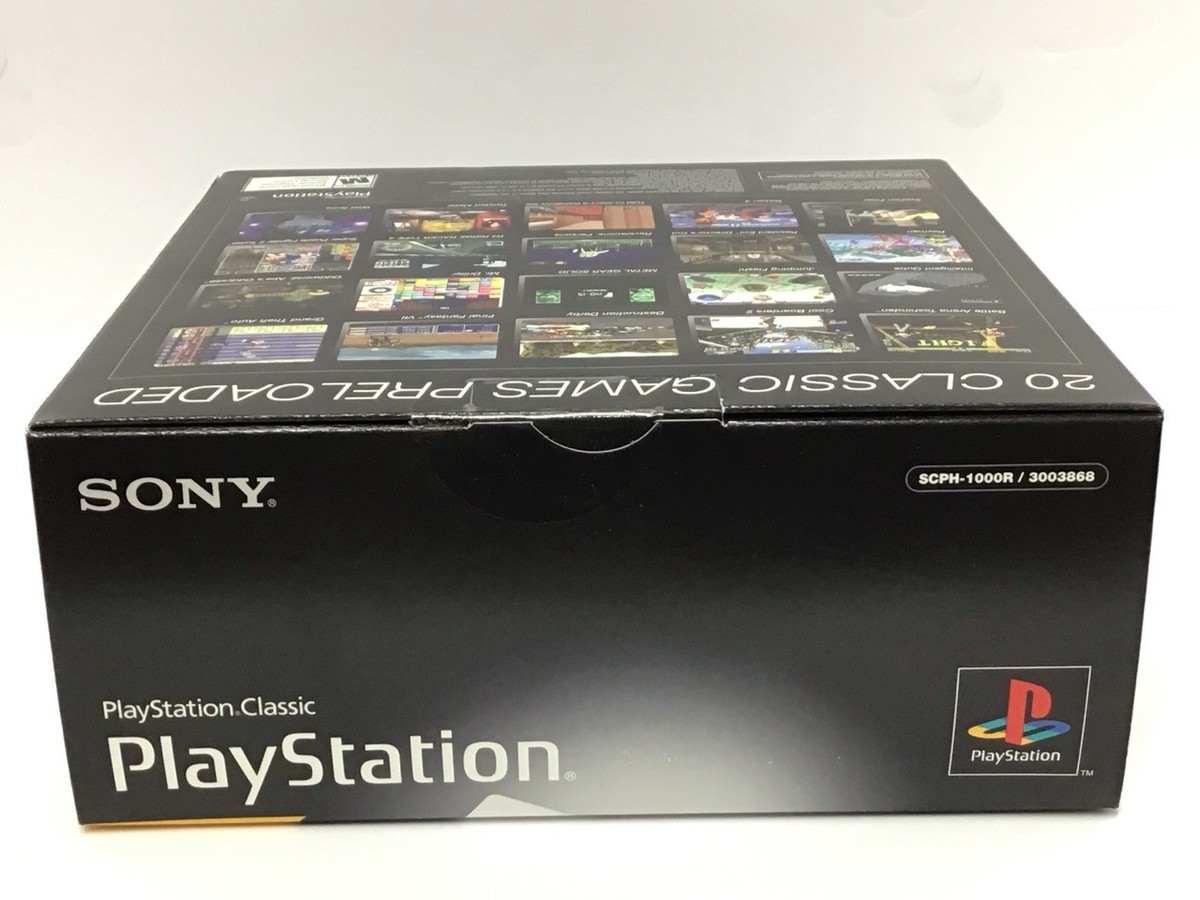 SONY - SONY プレイステーションクラシック プレステ ミニ SCPH-1000R Sony Playstation console Classic Mini PS1 (SCPH-1000R