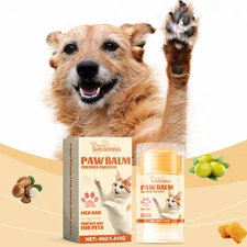 40g pet moisturizing paw balm stick, to care for and repair cracked paws.