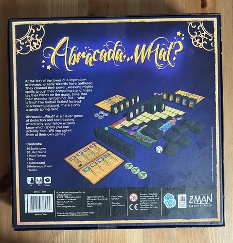 Juego de mesa Z-Man Abracada... ¿Qué? Caja 2014 deducción 2-5 jugadores (raro) - Imagen 4 de 4
