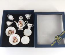 Reutter miniature Goebel Hummel  Chick Girl  tea set 1:12 in box Germany