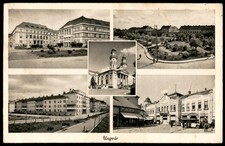 Hungary Ukraine Old Postcard Ungvar Uzhhorod Multi Views 1941