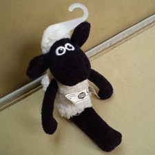 Shaun the Sheep Plush Keyring Key Chain Clip Soft Toy Aardman Animations 2015
