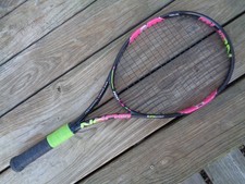 WILSON BURN 100LS TENNIS RACKET - 4 3/8" GRIP - 100 sq. in. - X2 SHAFT