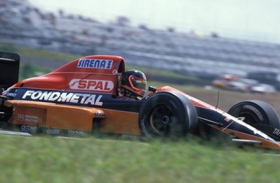 Olivier Grouillard Osella FA1M89 Ford Brazilian GP at Aut�dromo Jo- Old Photo 6