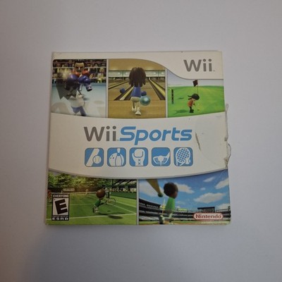 Wii Sports (Nintendo Wii, 2007) Cardboard Sleeve No Manual Tested Working Game