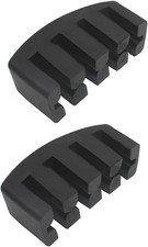 2Pcs Cello Practice Mute Rubber Cello Volume Reducer Black