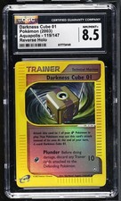 CGC 8.5 Darkness Cube 01 119/147 Aquapolis Reverse Holo Pokemon Card on eBay