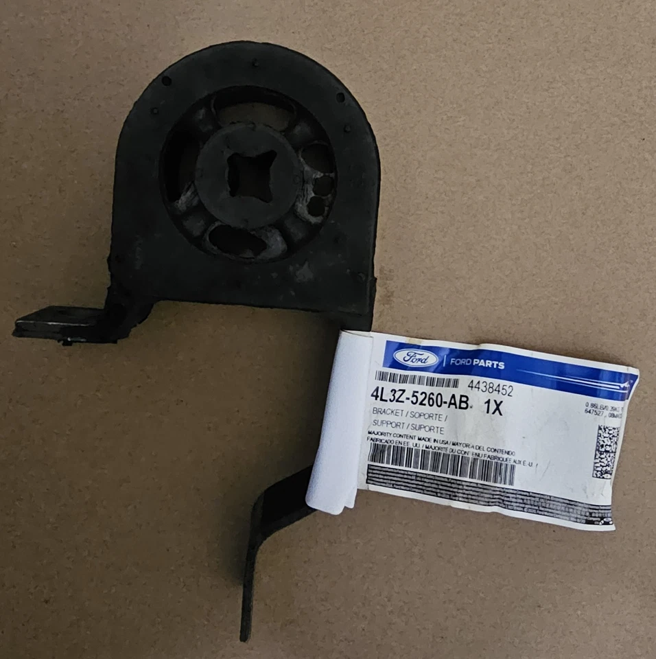 Componentes de escape del sistema de escape Ford OEM 04-08 F-150 - Soporte trasero 4L3Z5260AB Foto 3 de 4