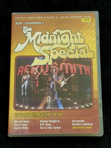 Midnight Special DVD Live 1974 Aerosmith Burt Sugarman Marvin Gaye Tina Turner