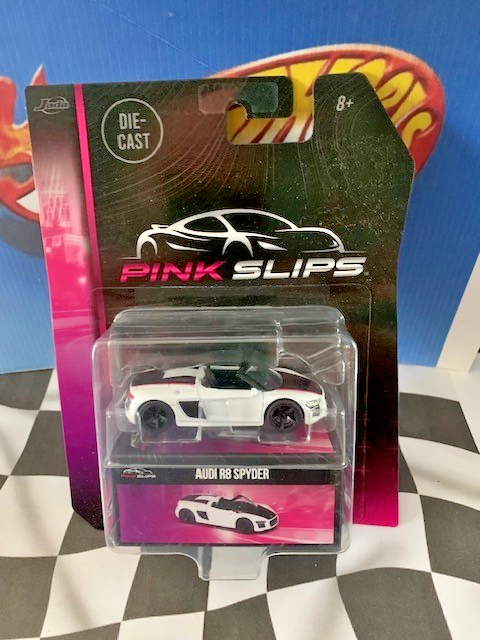 Jada Toys 2023 Pink Slips Audi R8 Spyder WHITE 1/64 | eBay