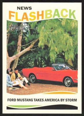 2013 Topps Heritage News Flashbacks Ford Mustang #NF-FM