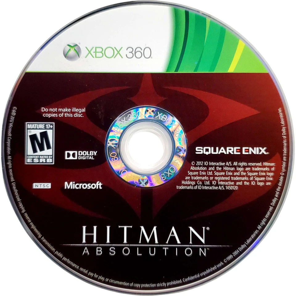 Hitman Absolution — проверенная подлинная гарантия 1 год для Microsoft Xbox 360 - Изображение 3 из 4