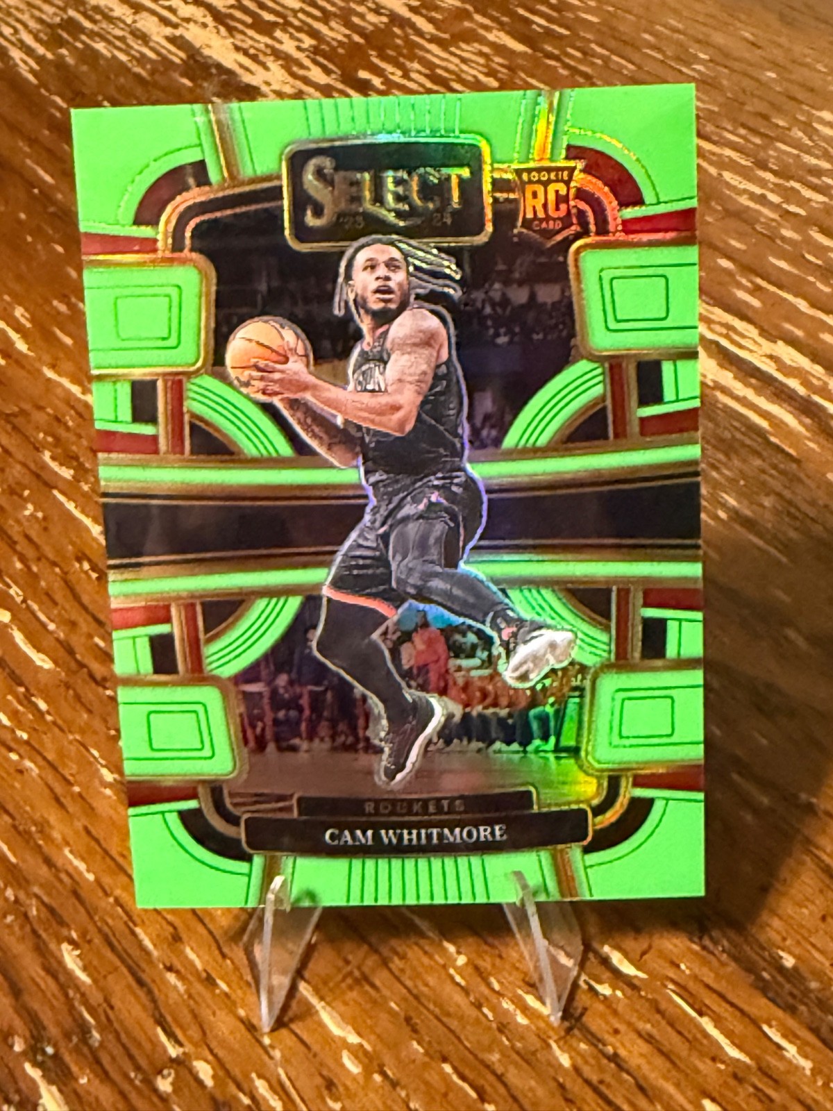 2023-24 panini select concourse Cam Whitmore neon green #69 /75 (rc)