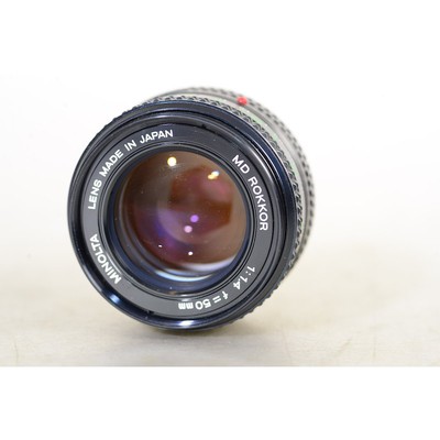 Minolta MD 50mm F/1.4 Standard Lens - MD 1,4/50 Standardobjektiv