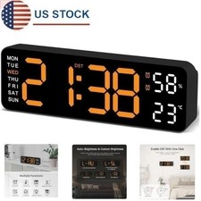 Led Large Digital Display Wall Desk Clock Wcalendar Temperature Calendar Date Led Large Digital Display Wall Desk Clock Wcalendar Temperature Calendar Date