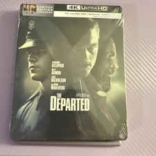 THE DEPARTED LIMITED EDITION STEELBOOK NEW 4K UHD OOP