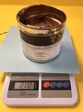 5 METALLICS OFFSET PRINTING INKS SUPERIOR OIL BASE COMBINED 4 LBS LIGHT TACK