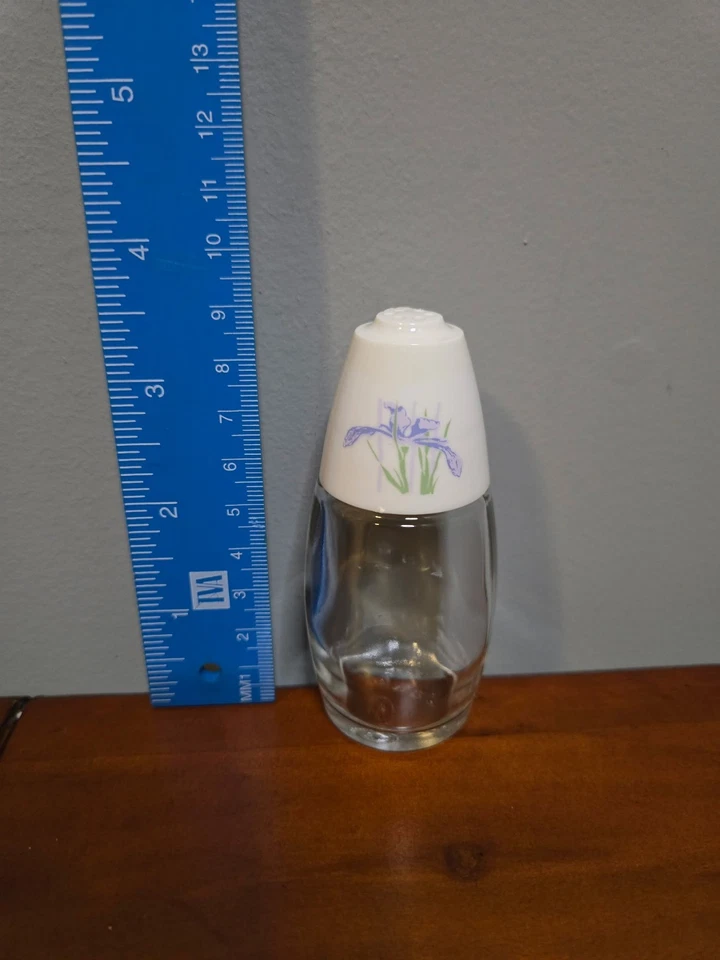 Glassware Sugar Shaker & Plastic Lid Shadow Iris (Corelle) - Image 2 of 4