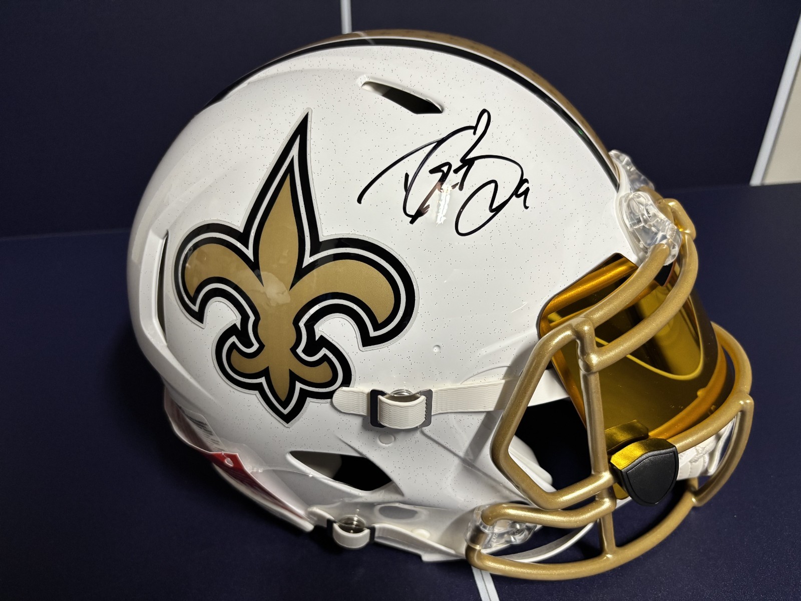 Drew Brees Signed New Orleans Saints Authentic Full Size Helmet Beckett COA