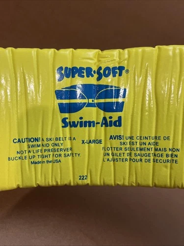 TRC Recreation Super Soft XL Promotional Swim Aid Ski Belt, Yellow - product listing photo