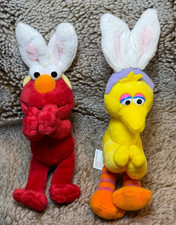 Sesame Street ELMO BIG BIRD Easter Bunny Ears Clip-on