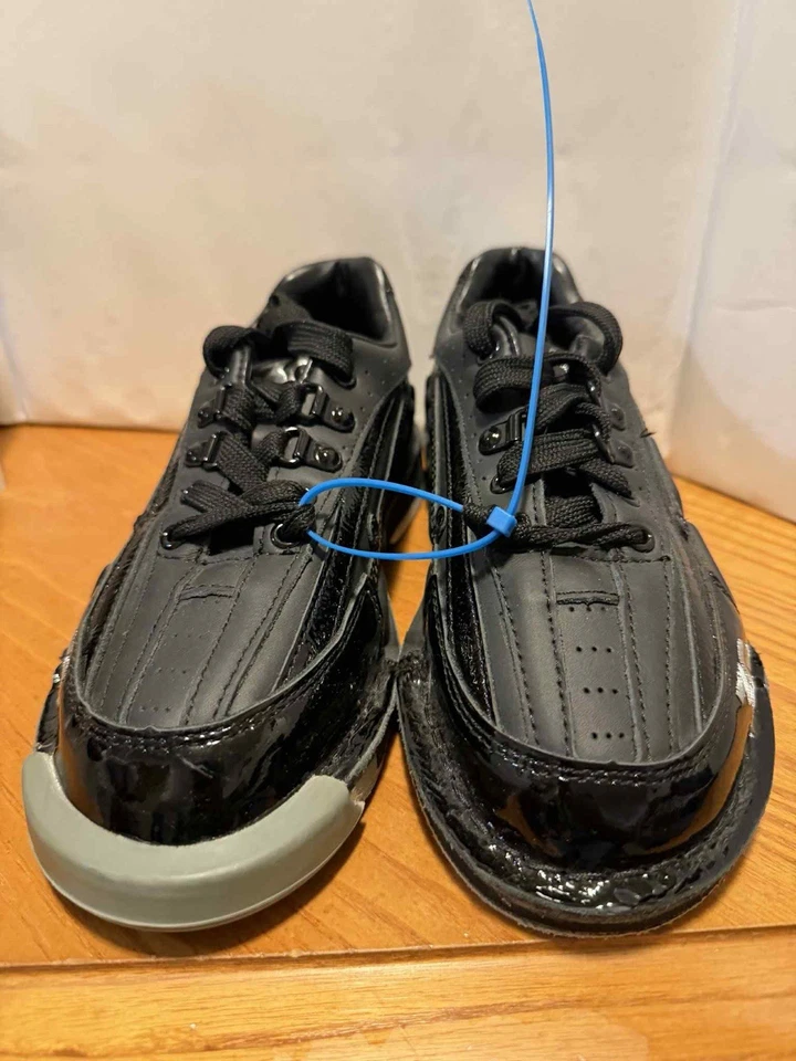 3G Men's Bowling Shoes Men’s 4 Black - Image 2 of 4