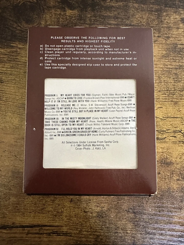 Dean Martin - Heart -Touching Treasury 1984 -8 Track Tape Nice Condition - Image 2 of 4