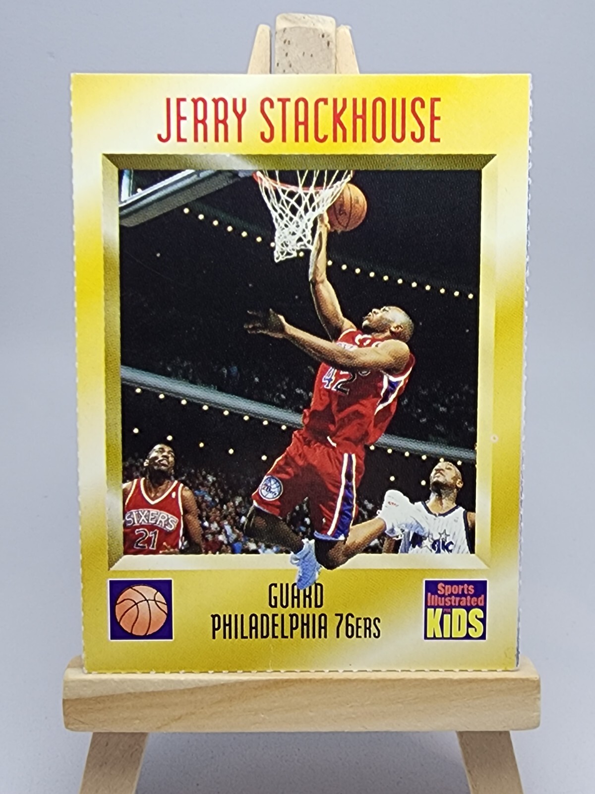 Jerry Stackhouse 1996 Series 3 Sports Illustrated for Kids #533 Basketball Card