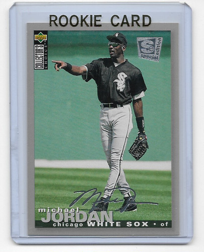 Michael Jordan [Silver Signature] #238 1995 Collector's Choice Se card