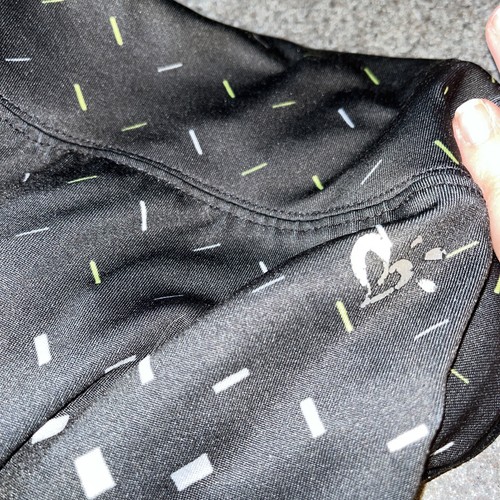 Justice Neon Girls Leggings Full Length Tire Tread Graphic Size 16   C8 - Picture 9 of 9