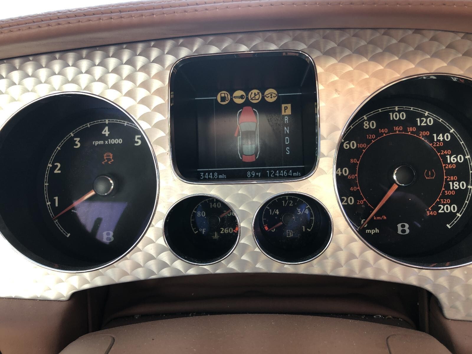 2006 BENTLEY CONTINENTAL FLYING SPUR Speedometer Instrument Gauge Cluster 124k