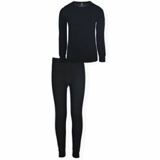 Athletic Works Boys Thermal Waffle Underwear Set-Black-Medium 8 -NWT