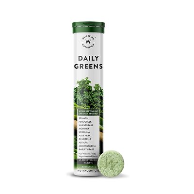 Wellbeing Nutrition Daily Greens Wholefood Multivitamin Vitamin C, Zinc, Iron 
