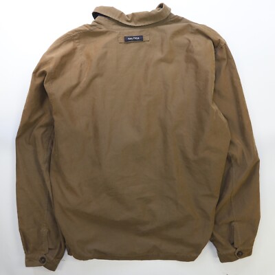 Nautica Harrington Bomber Jacket Size XL Brown | eBay