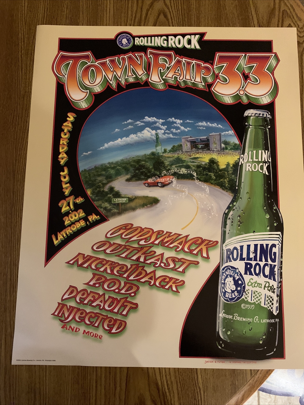 Rolling Rock Town Fair Saturday July 27, 2002 Latrobe, PA 21” X 17” | eBay