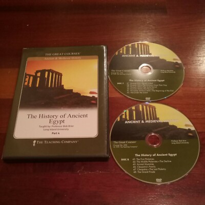 The GreatCourses The History of Ancient Egypt PART 4 Two DVD Set, 1999 ...