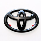 New 2022-25 Toyota Tundra Matte Blackout Overlay Front Grille Emblems