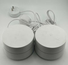 QTY 2 GOOGLE A4RAC-1304 WHITE WIFI MESH ROUTER