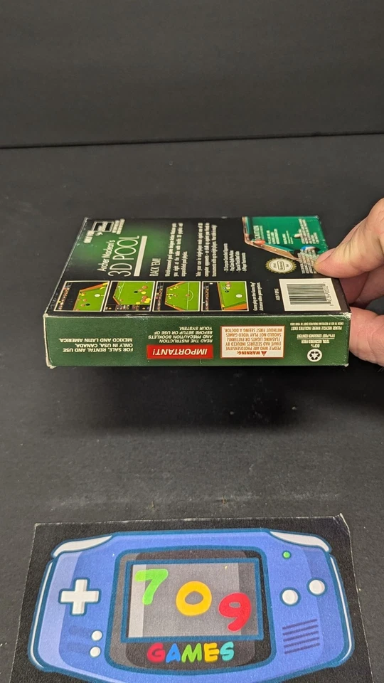 Archer MacLean's 3D Pool (Nintendo Game Boy Advance) GBA IN BOX BOXED - Image 4 of 4