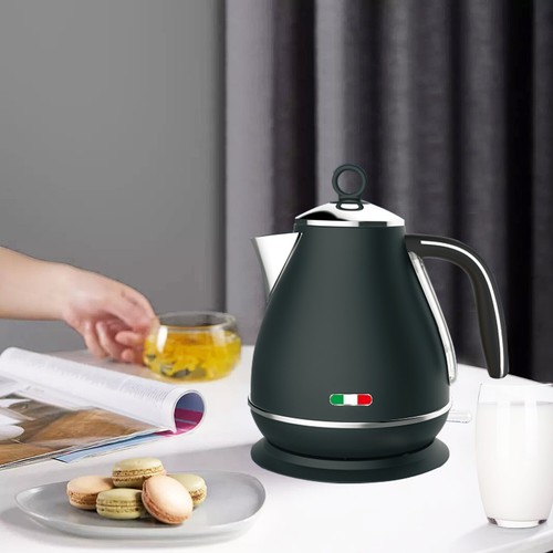 Vintage Electric Kettle & 2 Slice Toaster SET Combo Deal Stainless Steel Black - Picture 16 of 23