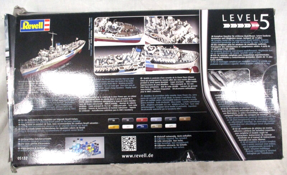 Revell Level 5 HMNCS Snowberry Model Kit | eBay
