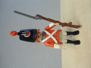 PLAYMOBIL - 3812 - Soldats + Canon - Western - Complet EUR 30,50 - FR