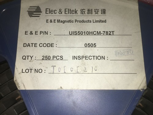 (15 PIECE LOT) UIS5010HCM-782, General Purpose Inductor, 7.8uH, 20%, 1 Element - 第 2/2 張圖片